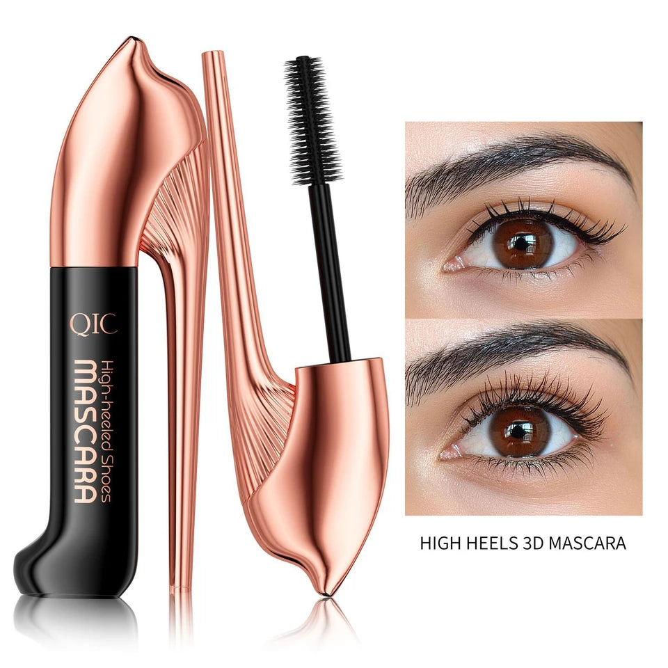 4D Black Waterproof Mascara Lengthens Eyelashes Extension Thick Silk Fiber Mascara Female Makeup Eye Cosmetics Tools for Gifts