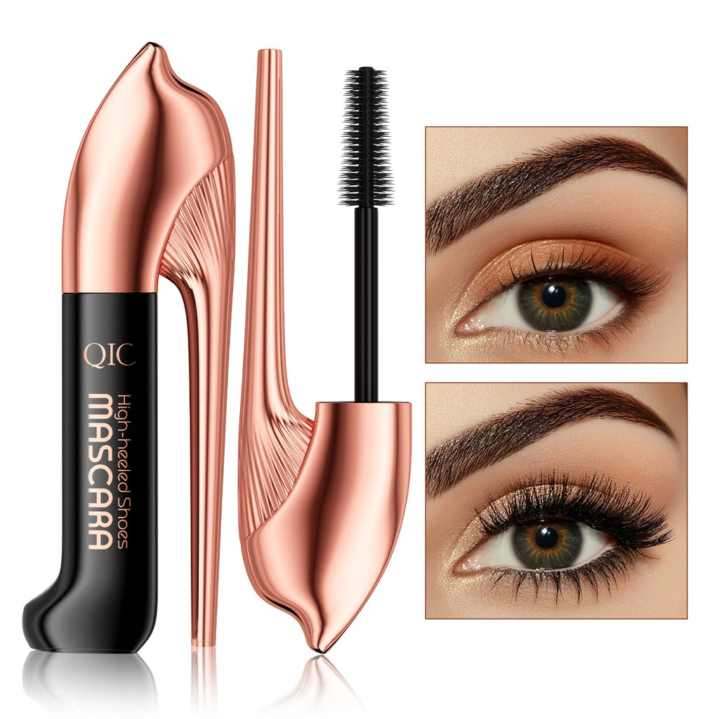4D Black Waterproof Mascara Lengthens Eyelashes Extension Thick Silk Fiber Mascara Female Makeup Eye Cosmetics Tools for Gifts