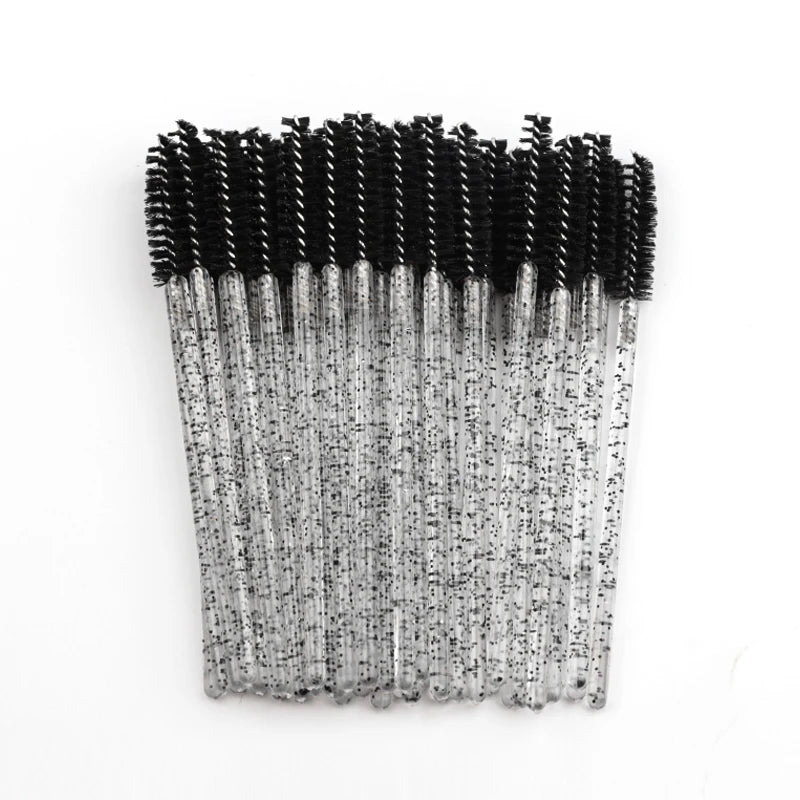 Wholesales Eyelash Brush 100/200/500pcs Applicator Lash Mascara Wands Brushes Eyelash Extension Eyebrow Spoolies Makeup Tools