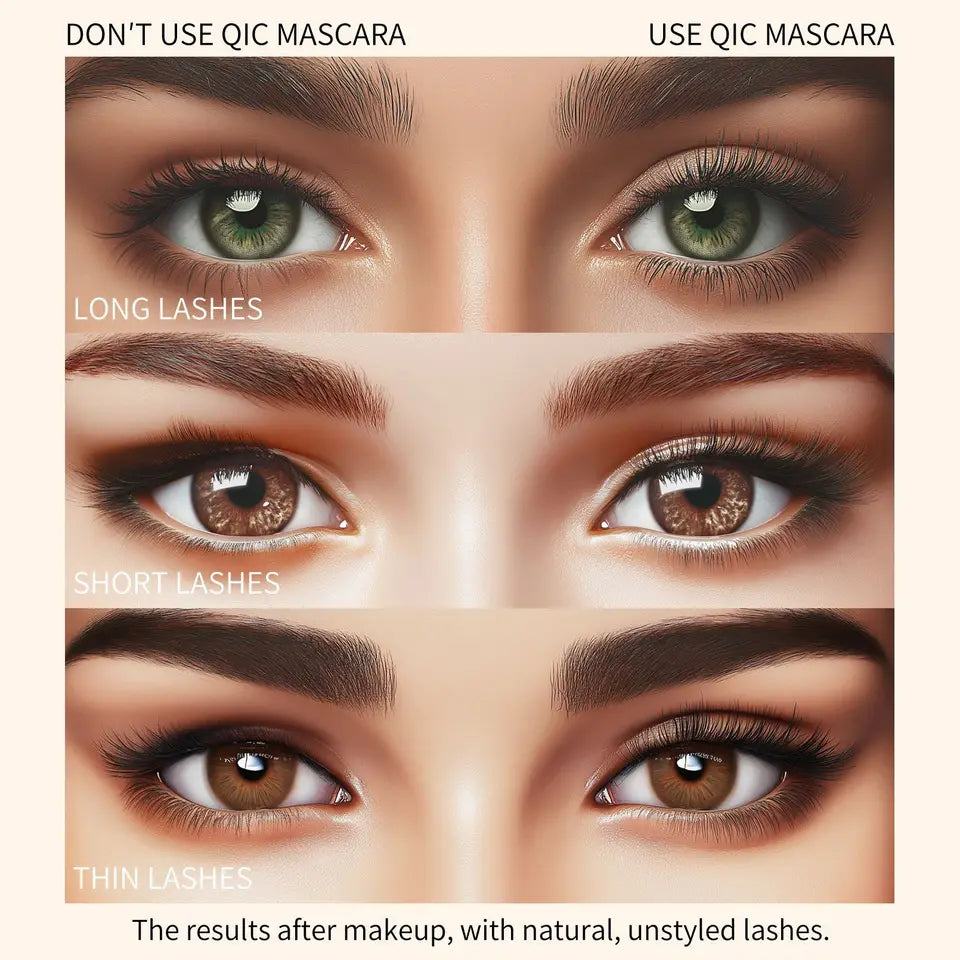 4D Black Waterproof Mascara Lengthens Eyelashes Extension Thick Silk Fiber Mascara Female Makeup Eye Cosmetics Tools for Gifts