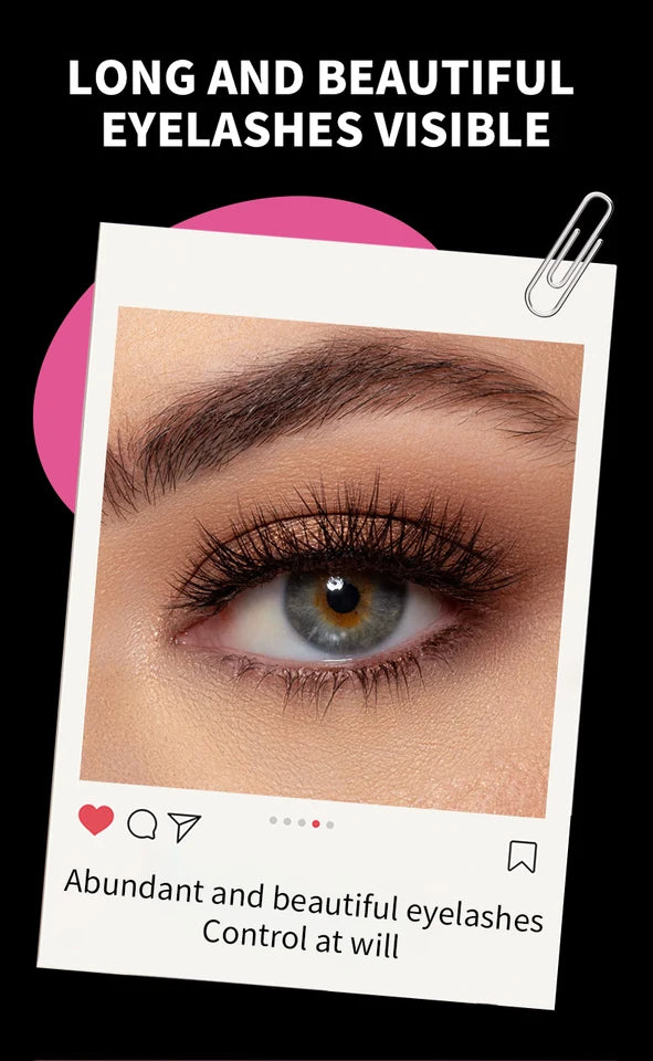 Curling Volumizing Black Mascara Lengthening Waterproof Long-lasting Smudge-proof Y2K Daily&Party Makeup Gift Suitable For Skins