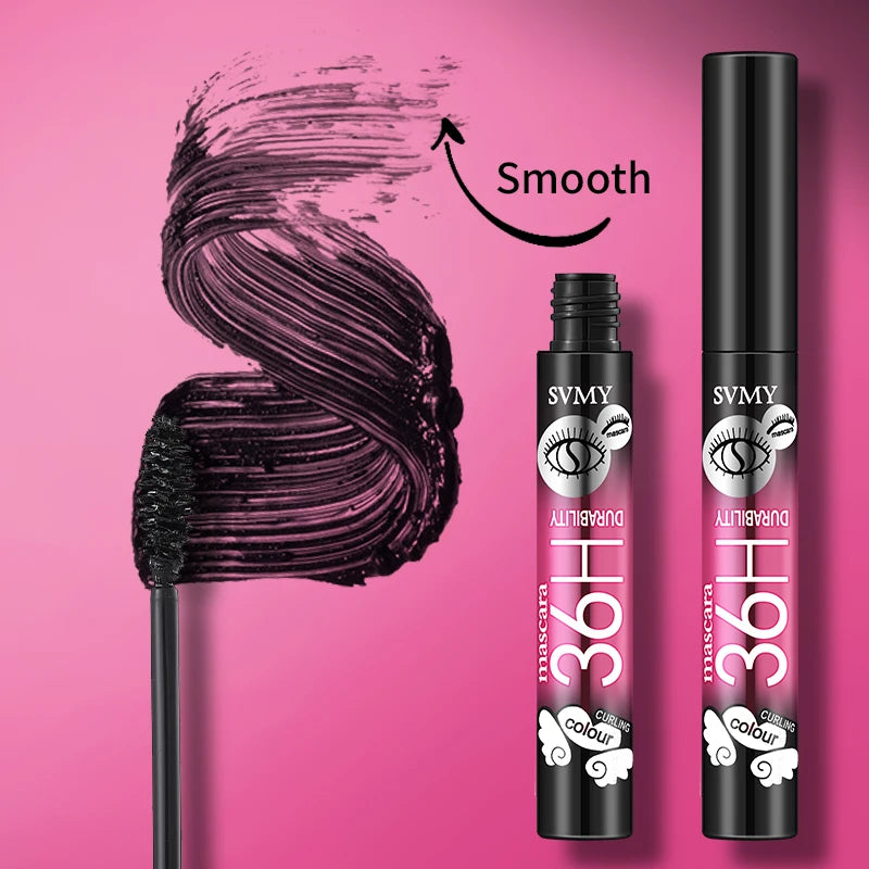 Curling Volumizing Black Mascara Lengthening Waterproof Long-lasting Smudge-proof Y2K Daily&Party Makeup Gift Suitable For Skins