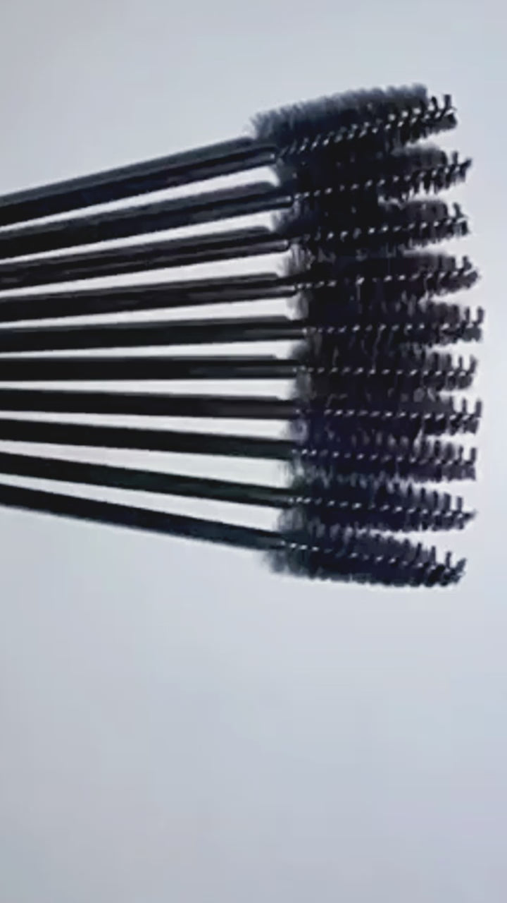 500/1000pcs Eyelash Brush Applicator Wholesale Lash Mascara Wands Brushes For Eyelash Extension Eyebrow Spoolies Beauty Tools